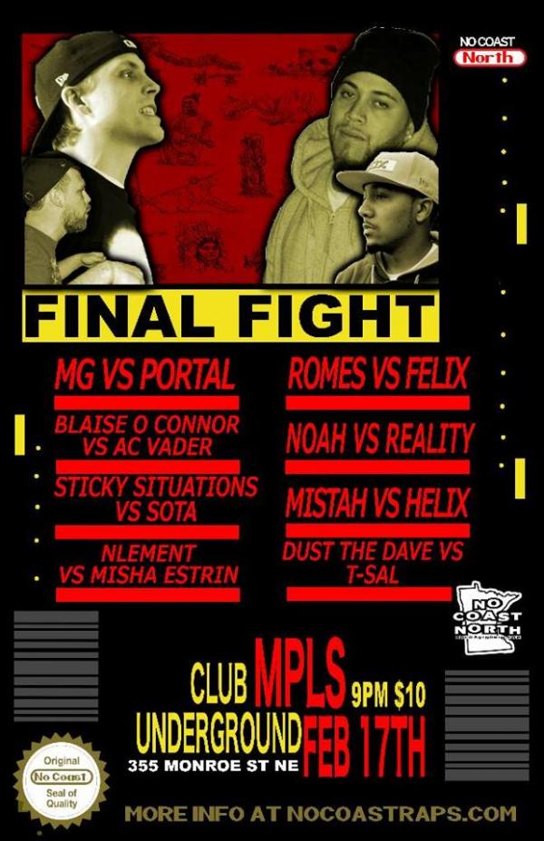 No Coast Raps - Final Fight 2017