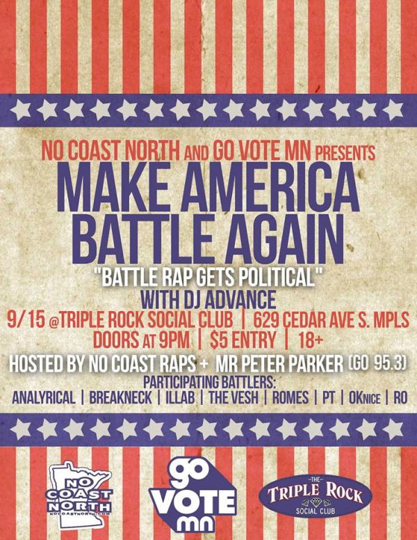 No Coast Raps - Make America Battle Again