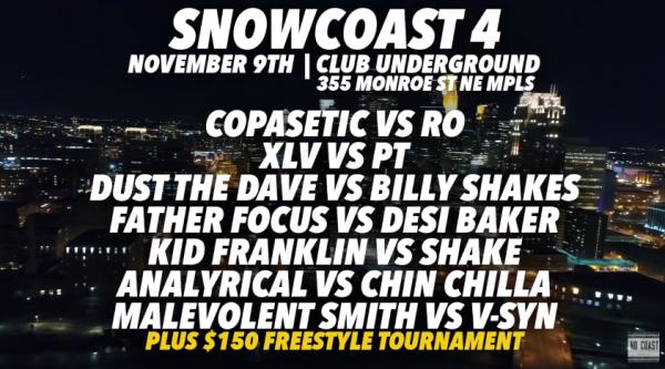 No Coast Raps - Snow Coast 4: USA vs. Canada