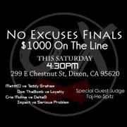 No Excuses - No Excuses Finals