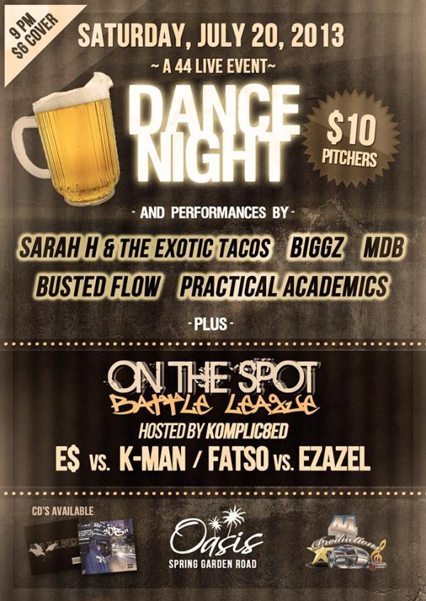 On The Spot Battle League - Dance Night