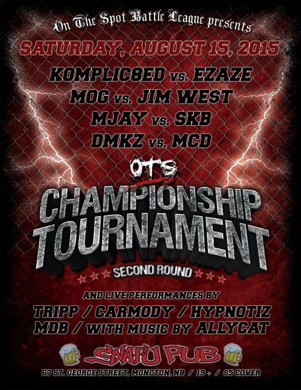 On The Spot Battle League - OTS - Championship Tournament - Second Round