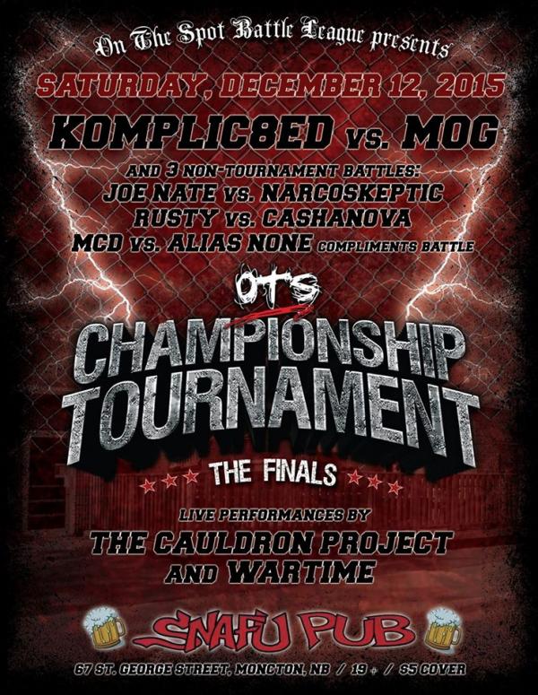 On The Spot Battle League - OTS - Championship Tournament - The Finals