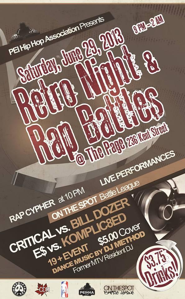 On The Spot Battle League - Retro Night & Rap Battles