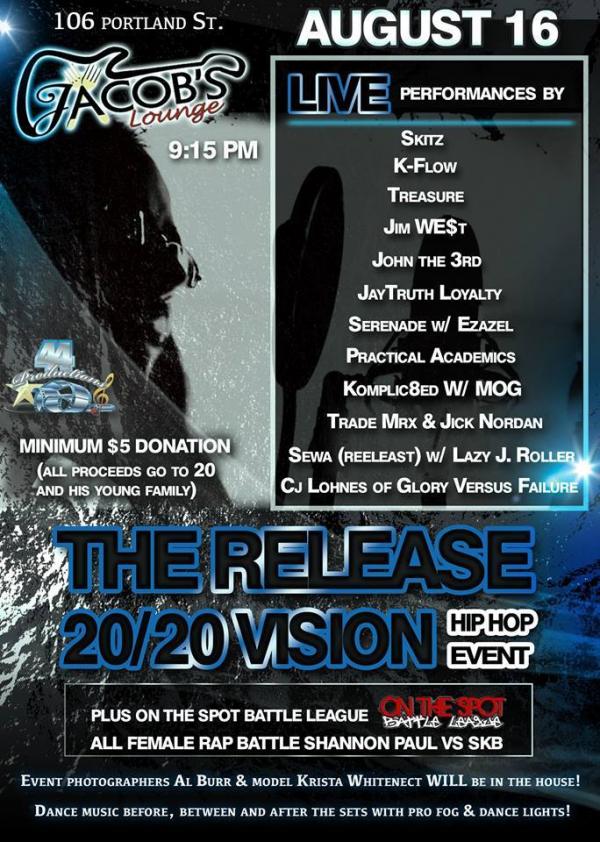 On The Spot Battle League - The Release 20/20 Vision Hip Hop Event