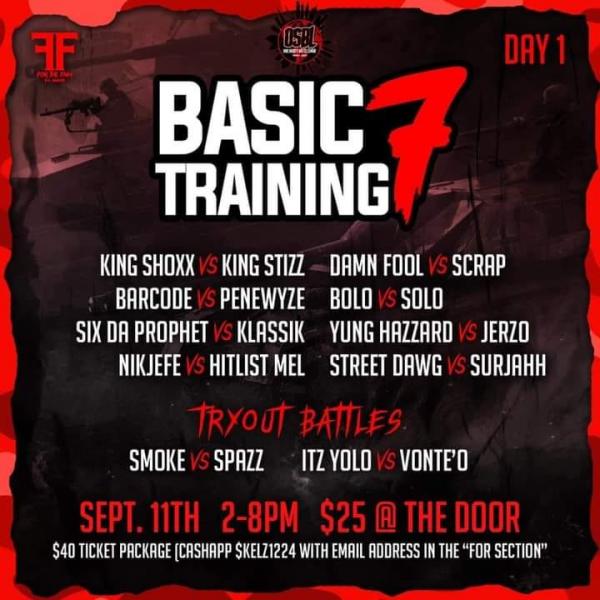Our Society Battle League - Basic Training 7
