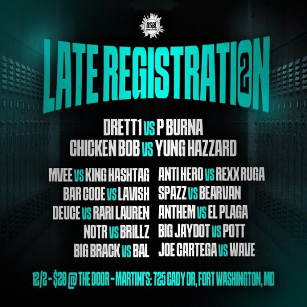 Our Society Battle League - Late Registration 2