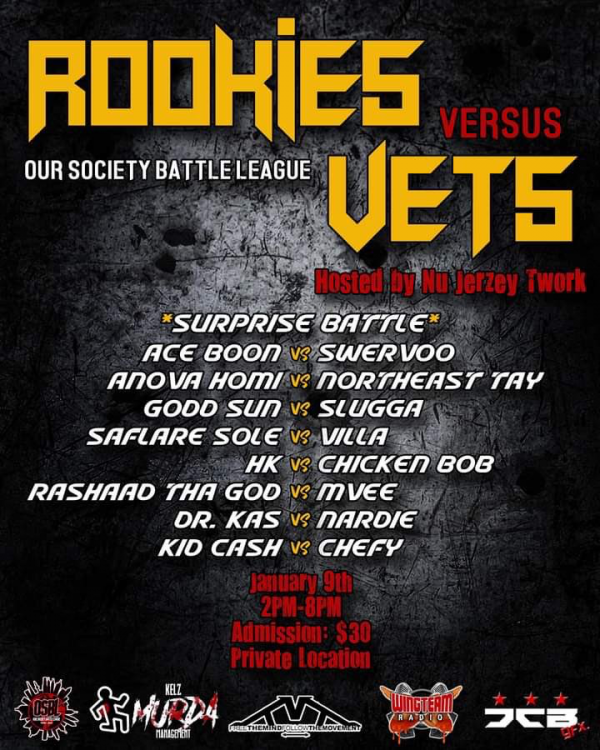 Our Society Battle League - Rookies Versus Vets