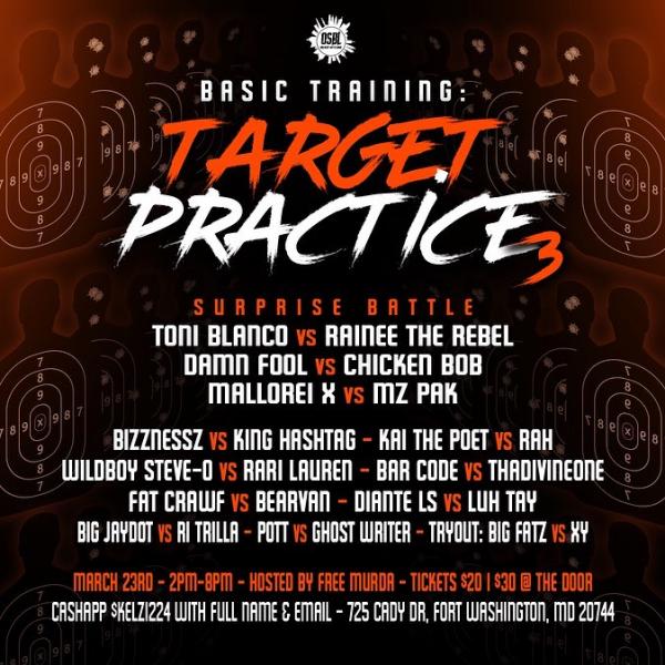 Our Society Battle League - Basic Training: Target Practice 3