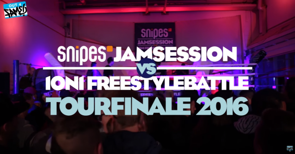 Out4Fame - Snipes JamSession vs. 1on1 Freestyle Battle - Tour Finale 2016