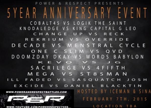 Power and Respect - Power & Respect - 5 Year Anniversary Event
