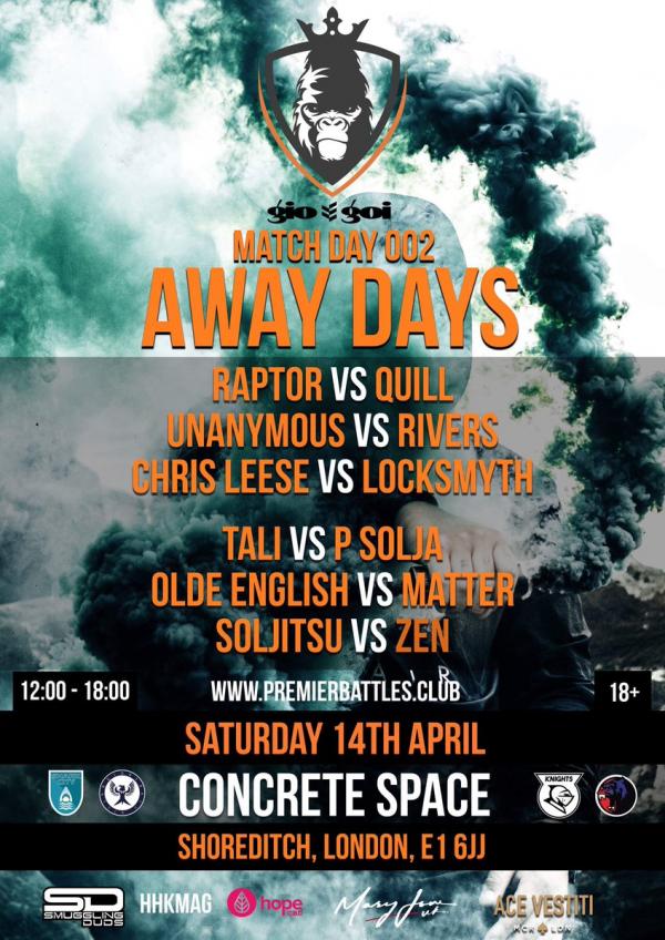 Premier Battles - Match Day 002: Away Days