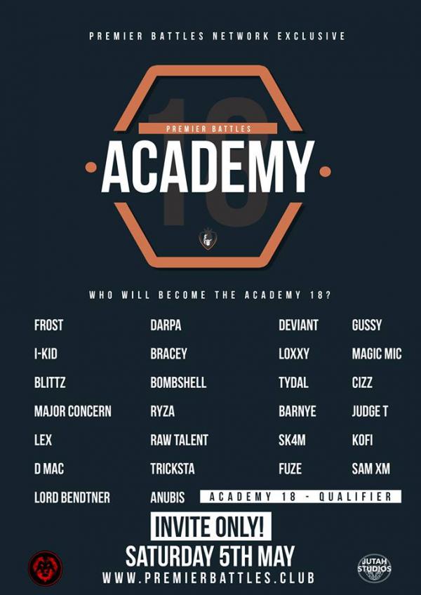 Premier Battles - The Academy 18 (May 5 2018)