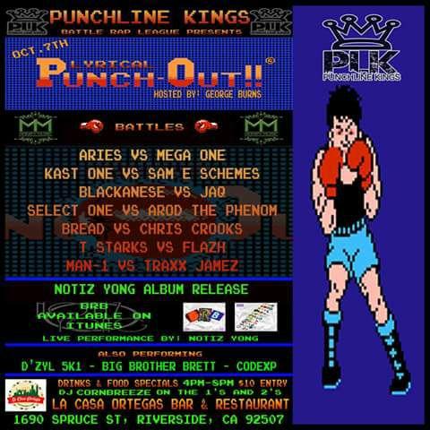 Punchline Kings Battle Rap League - Lyrical Punch-Out