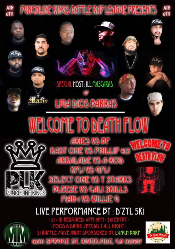Punchline Kings Battle Rap League - Welcome to Death Flow