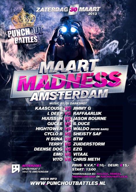 Punchout Battles - Maart Madness Amsterdam