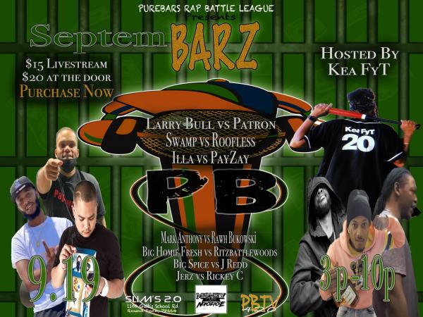 Pure Bars Rap Battle League - SeptemBARZ