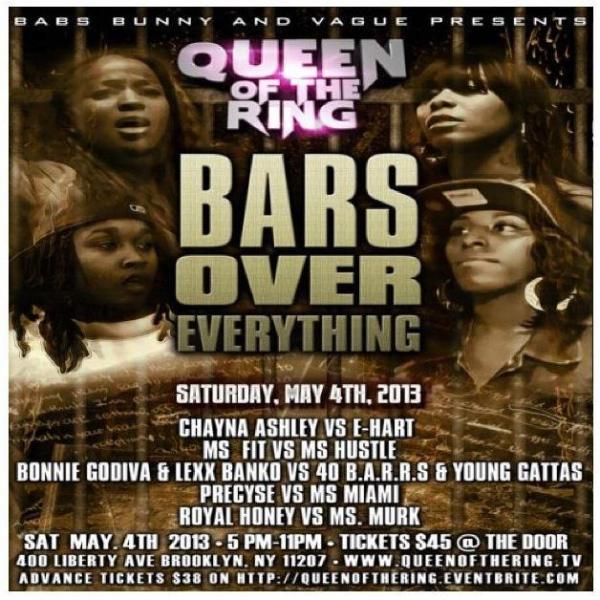 Bars Over Everything QOTR QOTR Queen of the Ring Battle Rap