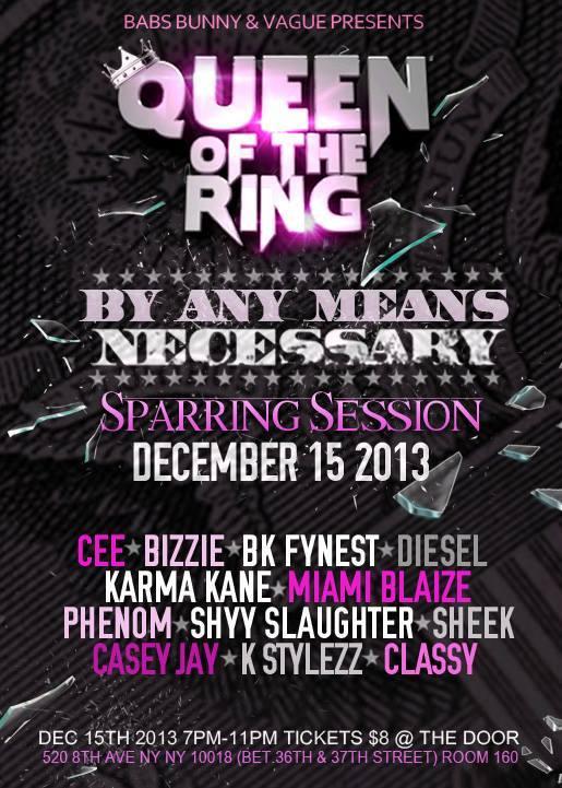 QOTR: Queen of the Ring - By Any Means Necessary - Sparring Session