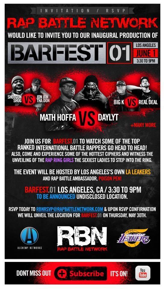 Rap Battle Network - Barfest