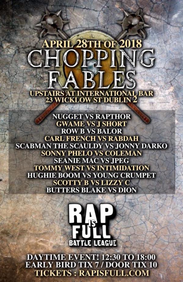 Rap is Full Battle League - Chopping Fables