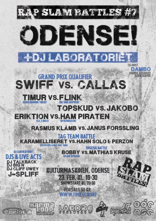 Rap Slam Battles - Rap Slam Battles 7 - Odense!