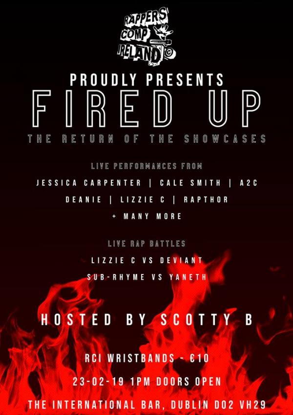 Rappers Comp Ireland - Fired Up: The Return of Showcases