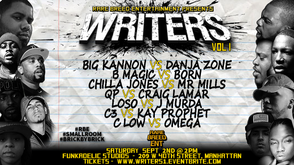 RBE: Rare Breed Entertainment - Writers - Vol. 1