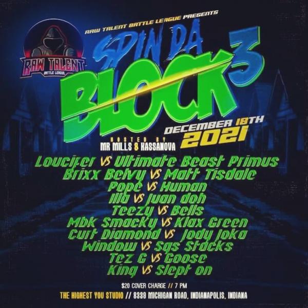 Raw Talent Battle League - Spin Da Block 3