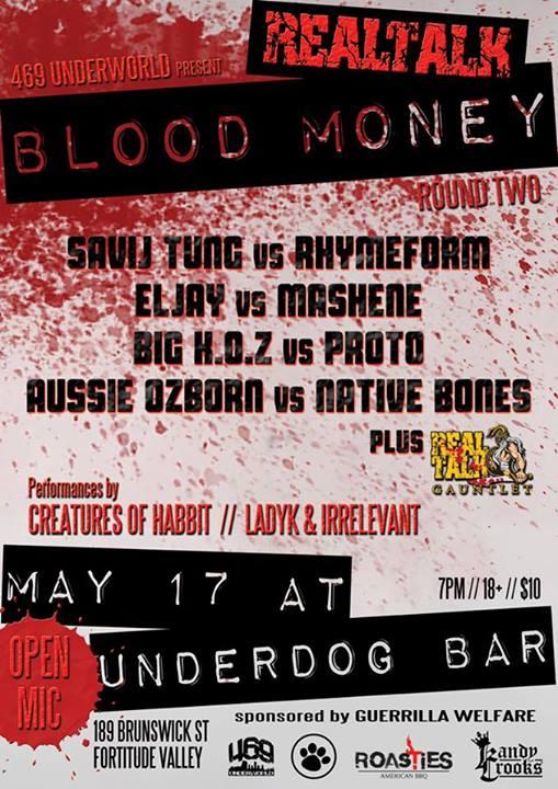 Real Talk Battle League - Blood Money - Round 2