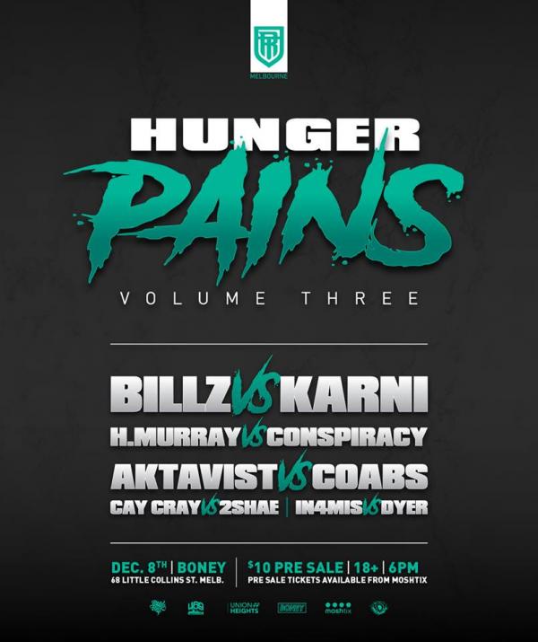 Real Talk Battle League - Hunger Pains: Volume Three