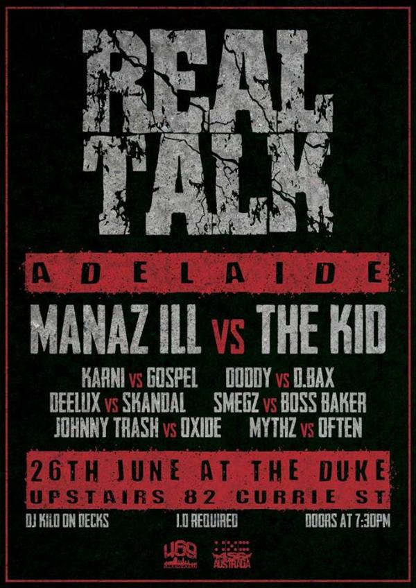 Real Talk Battle League - Real Talk Adelaide