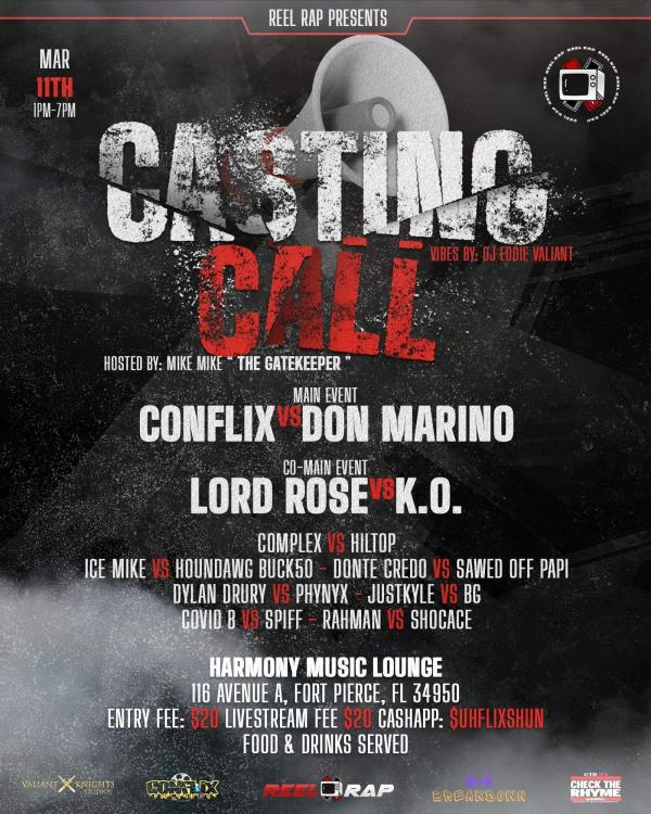 Reel Rap - Casting Call
