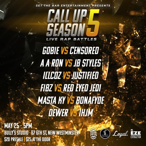 Set The Bar Entertainment - Call Up Season: Vol. 5