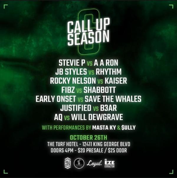 Set The Bar Entertainment - Call Up Season: Vol. 6