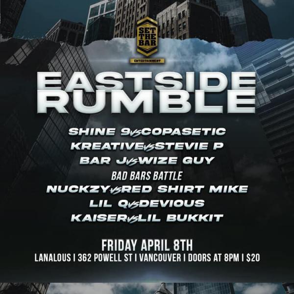 Set The Bar Entertainment - Eastside Rumble