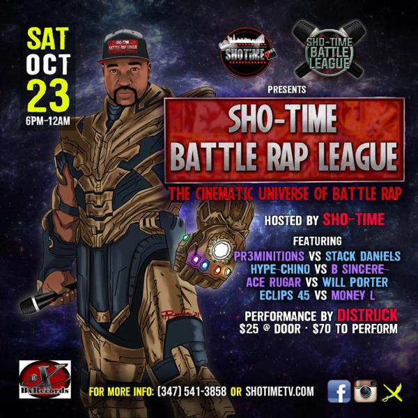 Sho-Time Battle League - The Cinematic Universe of Battle Rap (October 23 2021)