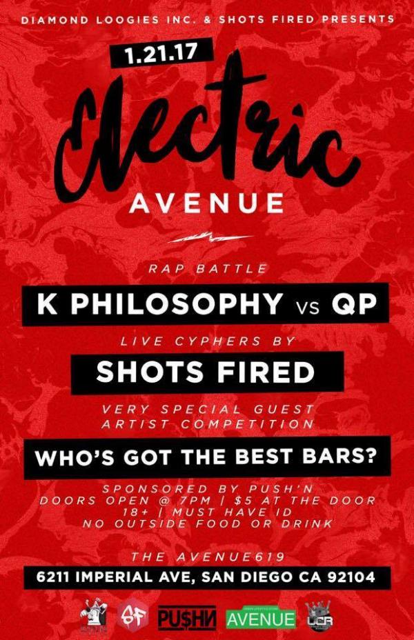 Shots Fired Battle League - Electric Avenue