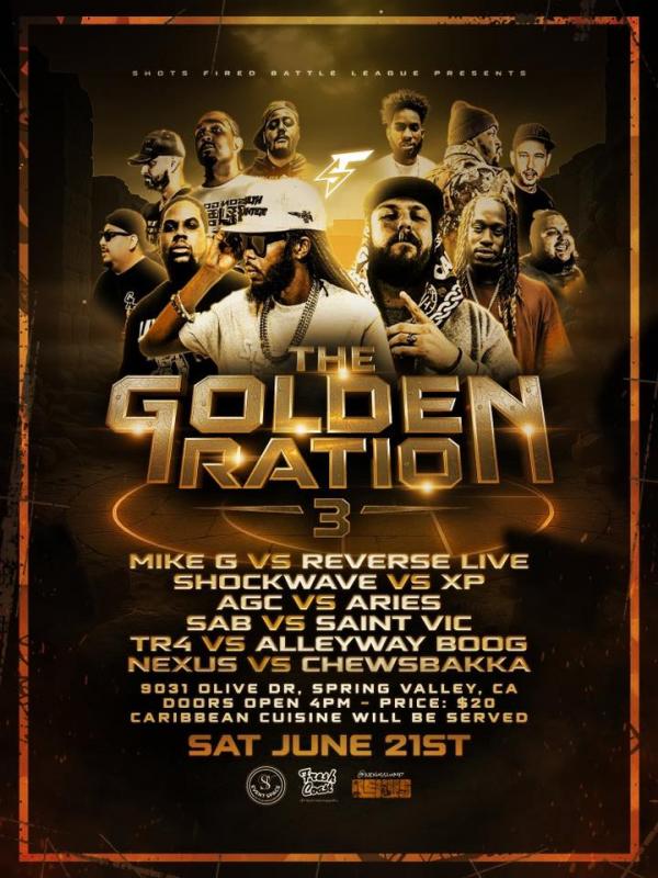 Shots Fired Battle League - The Golden Ratio 3