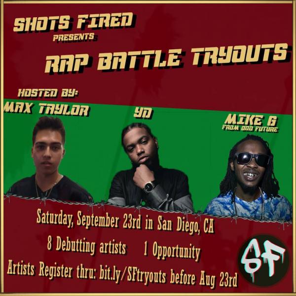 Shots Fired Battle League - Shots Fire Rap Battle Tryouts (September 23 2017)