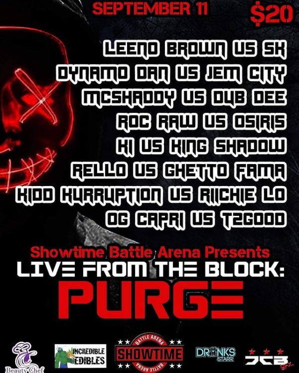 Showtime Battle Arena - Live from the Block: Purge