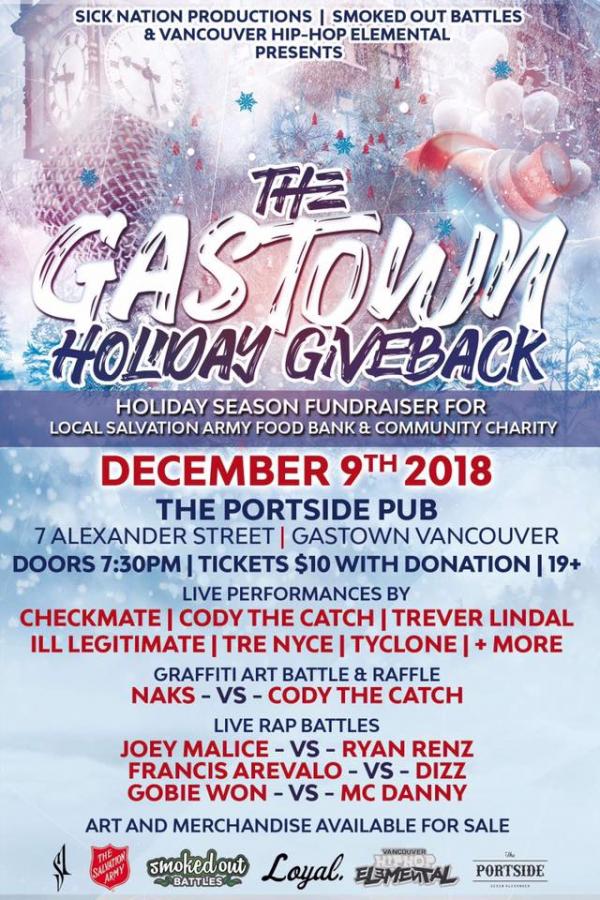 Smoked Out Battle League - The Gastown Holiday Giveback