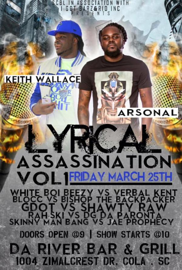 South Carolina Battle League - Lyrical Assassination - Vol 1