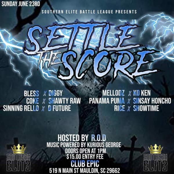 Southern Elite Battle League - Settle the Score