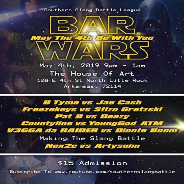 Southern Slang Battle League - Bar Wars: May The 4th Be With You