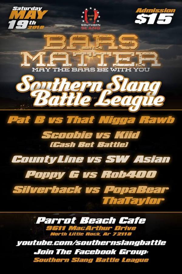 Southern Slang Battle League - Bars Matter