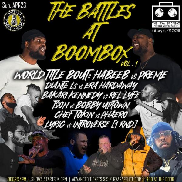 Southpaw Battle Coalition - The Battles at Boombox: Vol. 1