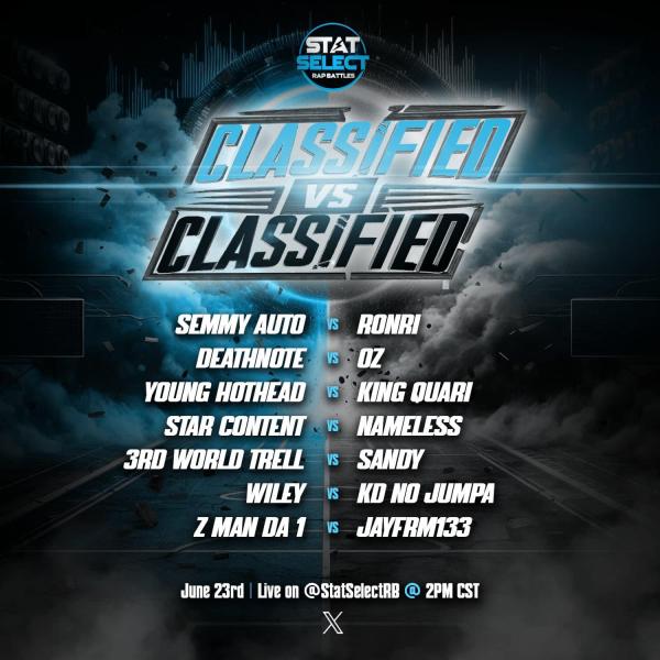 Stat Select Rap Battles - Classified vs. Classified