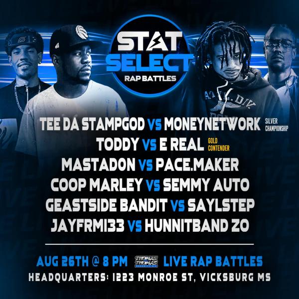 Stat Select Rap Battles - Stat Select Rap Battles (August 26 2023)