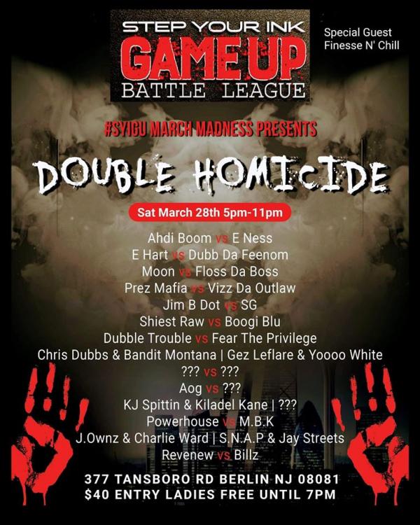 Step Your Ink Game Up Battle League - Double Homicide